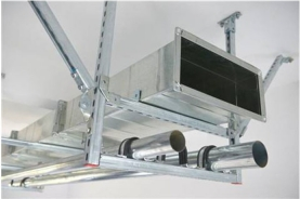 矩形风管双向刚性吊架