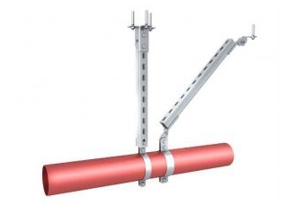 单根管道侧向刚性抗震支吊架